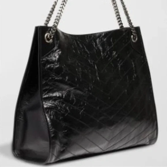 Yves Saint Laurent Black Tote Bag - Picture 4 of 15